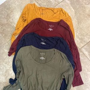 Long sleeve maternity shirts